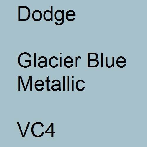 Dodge, Glacier Blue Metallic, VC4.